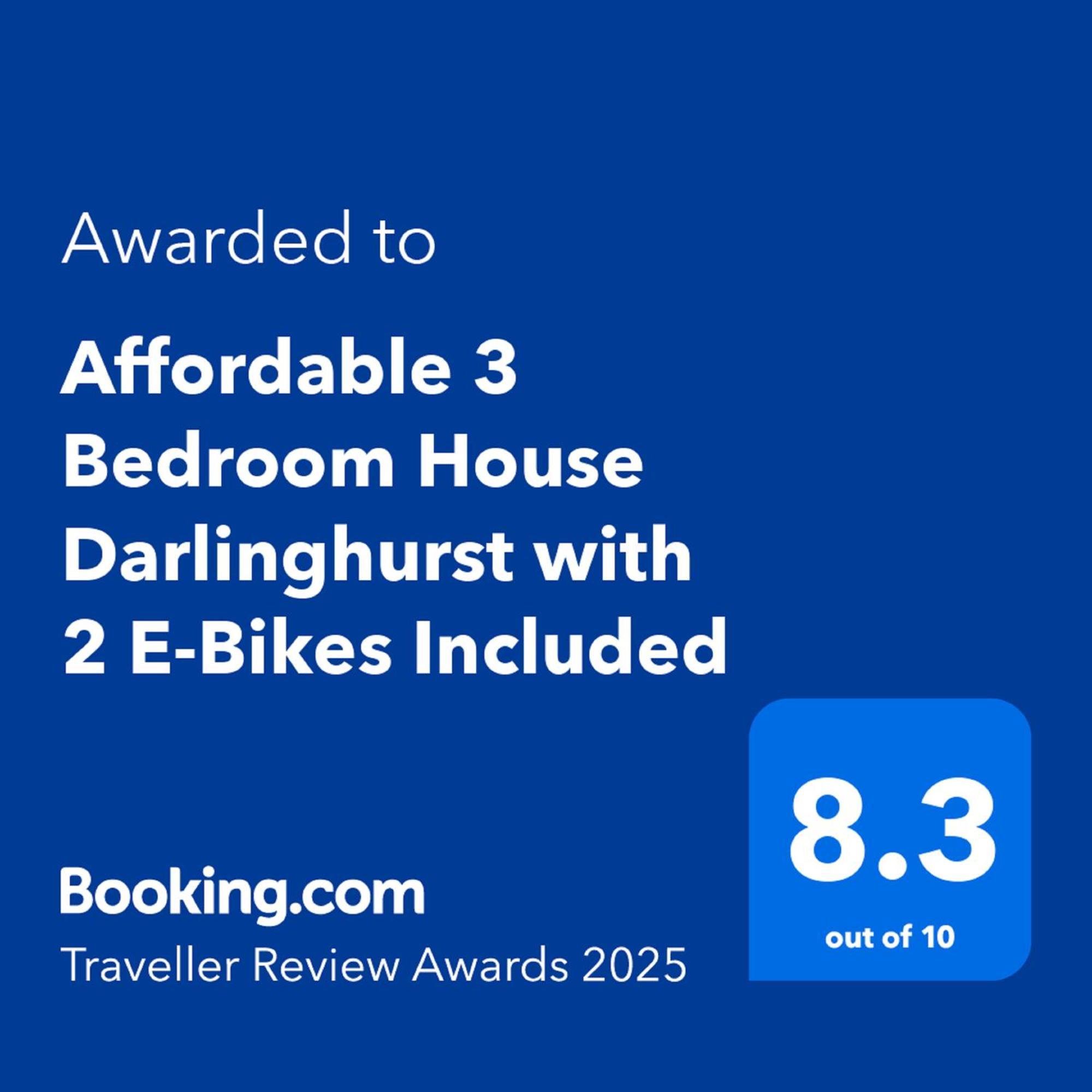 Affordable 3 Bedroom House Darlinghurst With 2 E-Bikes Included Sydney Zewnętrze zdjęcie